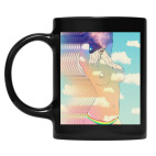 Кружка цветная UV-DTF