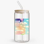 Банка с бамбуковой крышкой