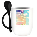 Кружка с ложкой