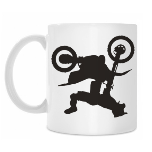 Кружка с принтом Moto Freestyle