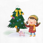 новый год,елка,девочка