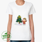 Женская футболка органик