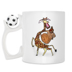 Кружка с футбольным мячиком
