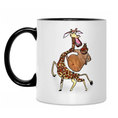 Кружка с принтом Мелман и Глория