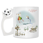 Кружка с футбольным мячиком