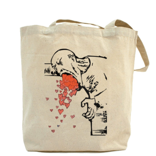 Сумка шоппер я плююсь любовью