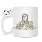 Кружка с футбольным мячиком