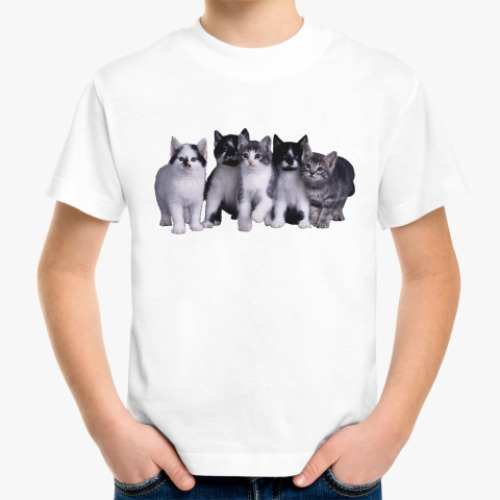 Детская футболка коты