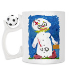 Кружка с футбольным мячиком