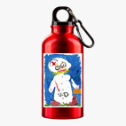 Металлическая бутылка 400 мл UV-DTF