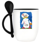 Кружка с ложкой