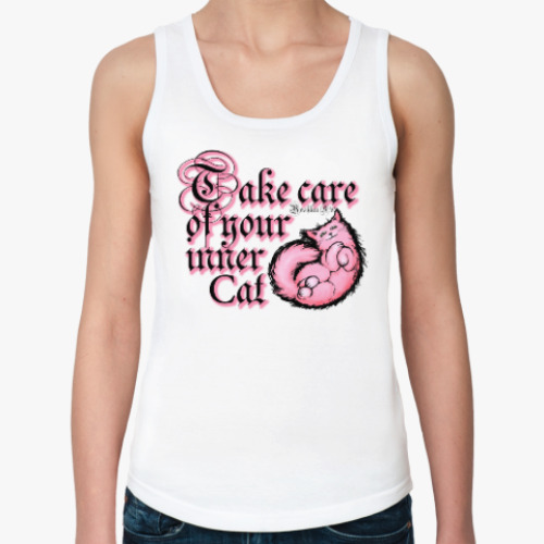 Женская майка с принтом Береги своего внутреннего Кота