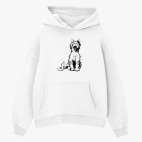 Толстовка худи оверсайз