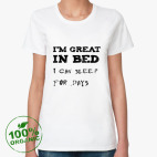 Женская футболка органик