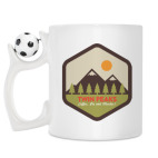 Кружка с футбольным мячиком