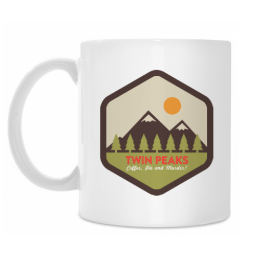 Кружка с принтом Твин Пикс