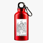 Металлическая бутылка 400 мл UV-DTF