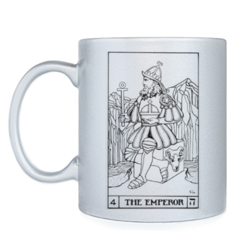 Кружка с принтом Карта таро император