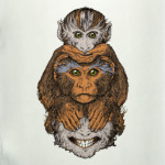 Три обезьяны символ года
