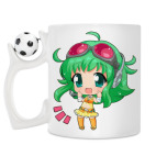 Кружка с футбольным мячиком