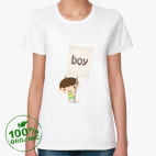 Женская футболка органик