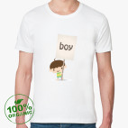 Мужская футболка органик