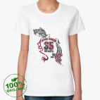 Женская футболка органик