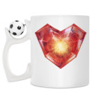 Кружка с футбольным мячиком
