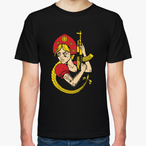 Футболка с принтом Русь Матушка