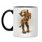 Кружка двухцветная