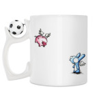 Кружка с футбольным мячиком