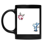 Кружка цветная UV-DTF