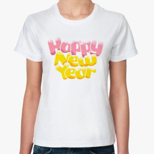 Классическая футболка Новый год