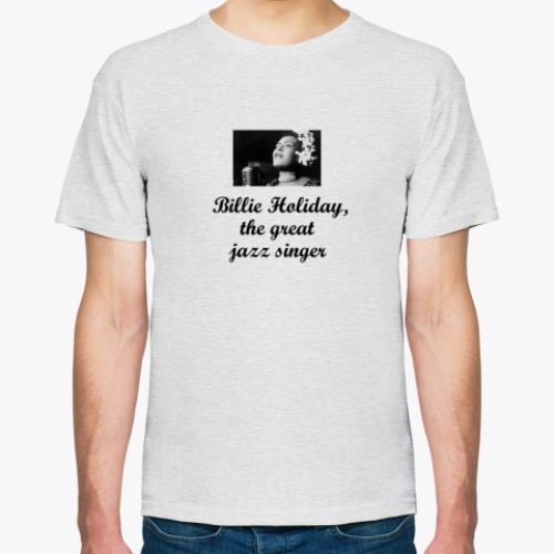 Футболка с принтом  'Билли Холидэй'