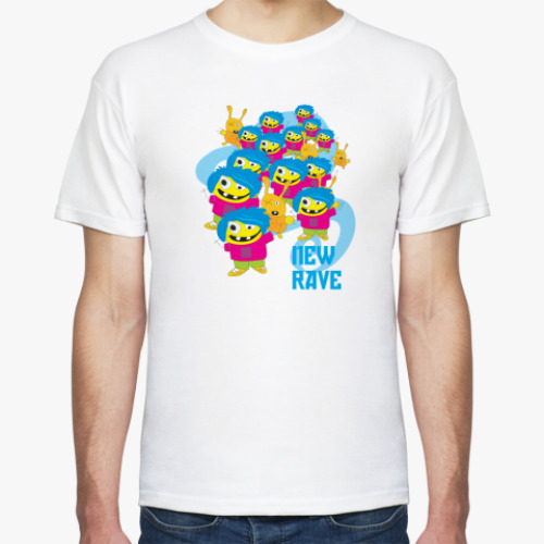 Футболка с принтом New rave