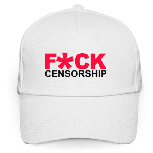 Кепка бейсболка с принтом F*CK Censor