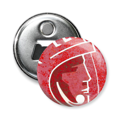 Магнит-открывашка с принтом Космонавт