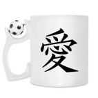 Кружка с футбольным мячиком