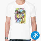 Мужская спортивная футболка