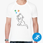 Мужская спортивная футболка