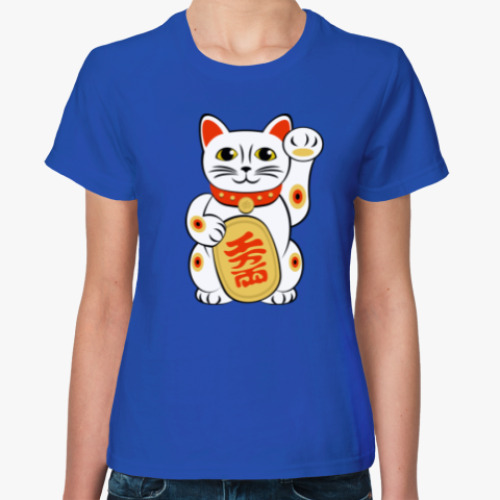 Женская футболка Lucky Cat