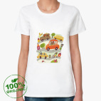 Женская футболка органик