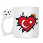 Кружка с футбольным мячиком