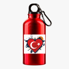 Металлическая бутылка 400 мл UV-DTF