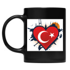 Кружка цветная UV-DTF