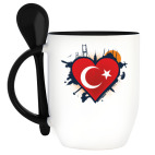 Кружка с ложкой