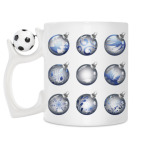 Кружка с футбольным мячиком