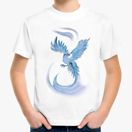Детская футболка с принтом "Феникс"