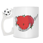 Кружка с футбольным мячиком