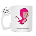 Кружка с футбольным мячиком